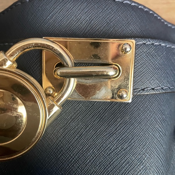 Michael Kors Navy Tote - Picture 2 of 3